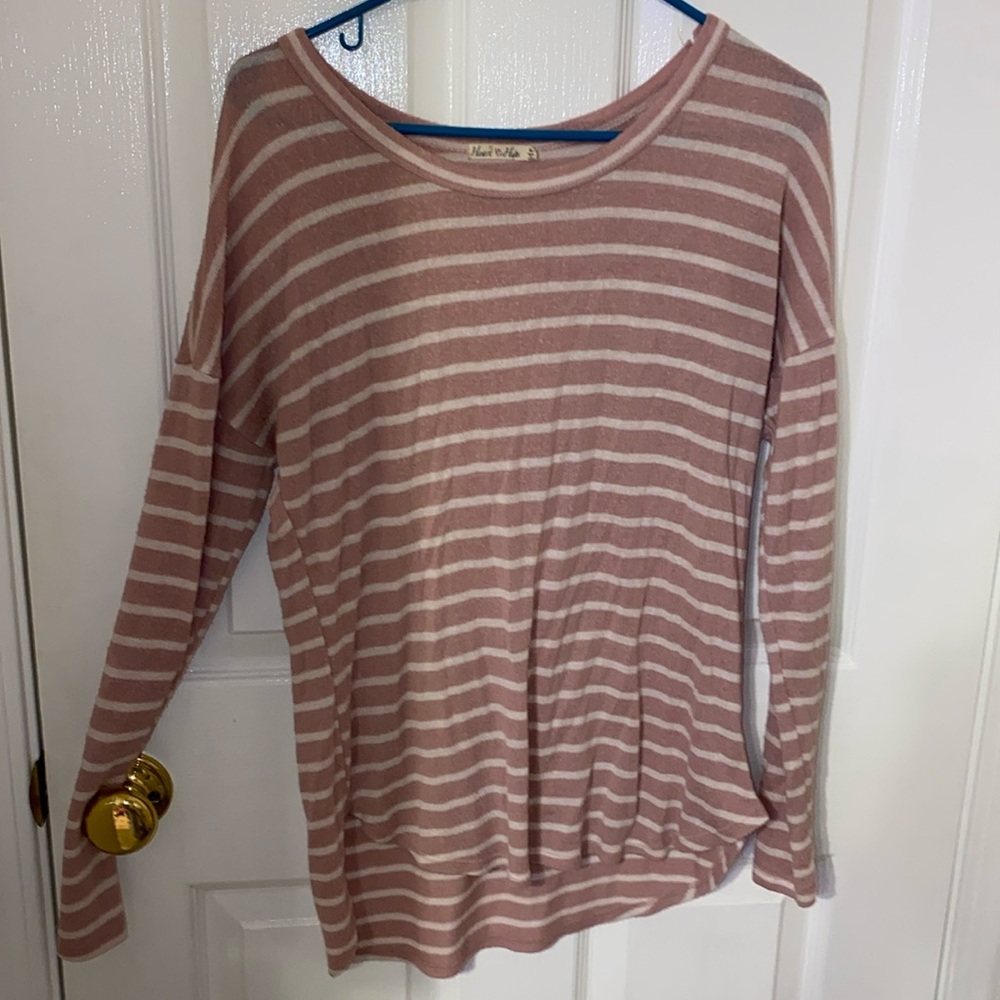 Stripped light sweater